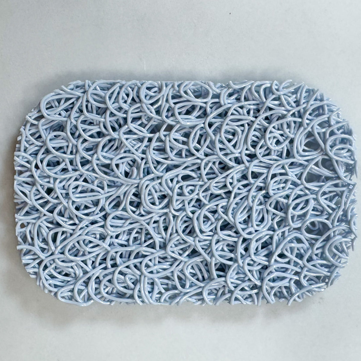 Authentic Original Soap Lift® oval soap rest in Seaside Light Blue.