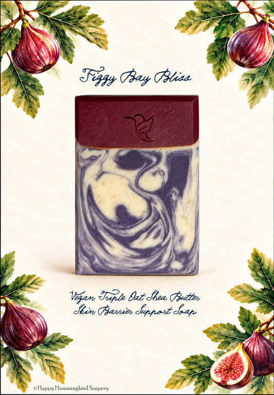 Figgy Bay Bliss | Vegan Triple Oat Shea Butter Barrier Support Soap
