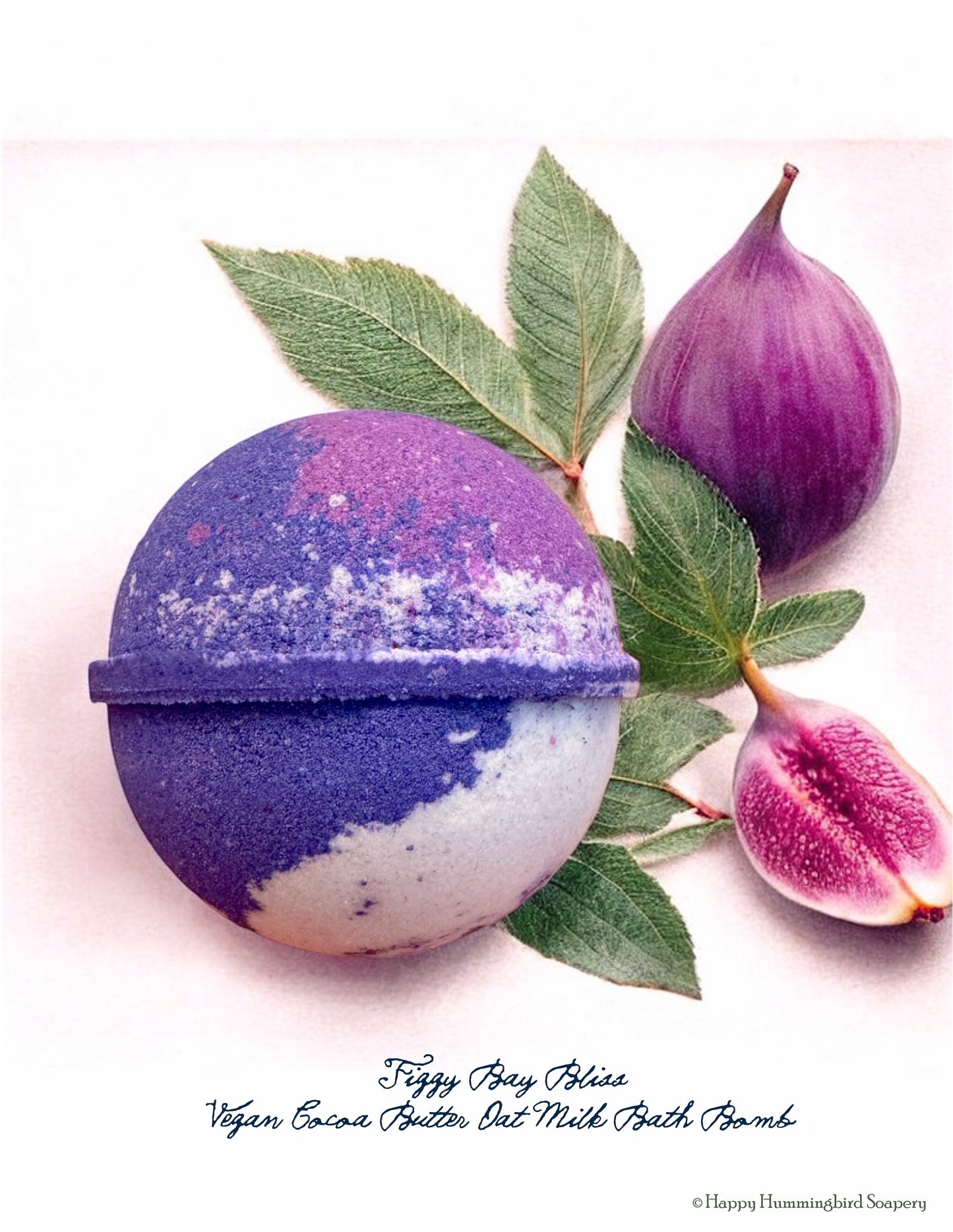 Figgy Bay Bliss Vegan Cocoa Butter Oat Milk Bath Bomb