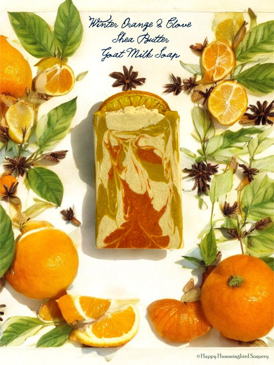 Winter Orange & Clove Shea Butter Goat Milk Soap