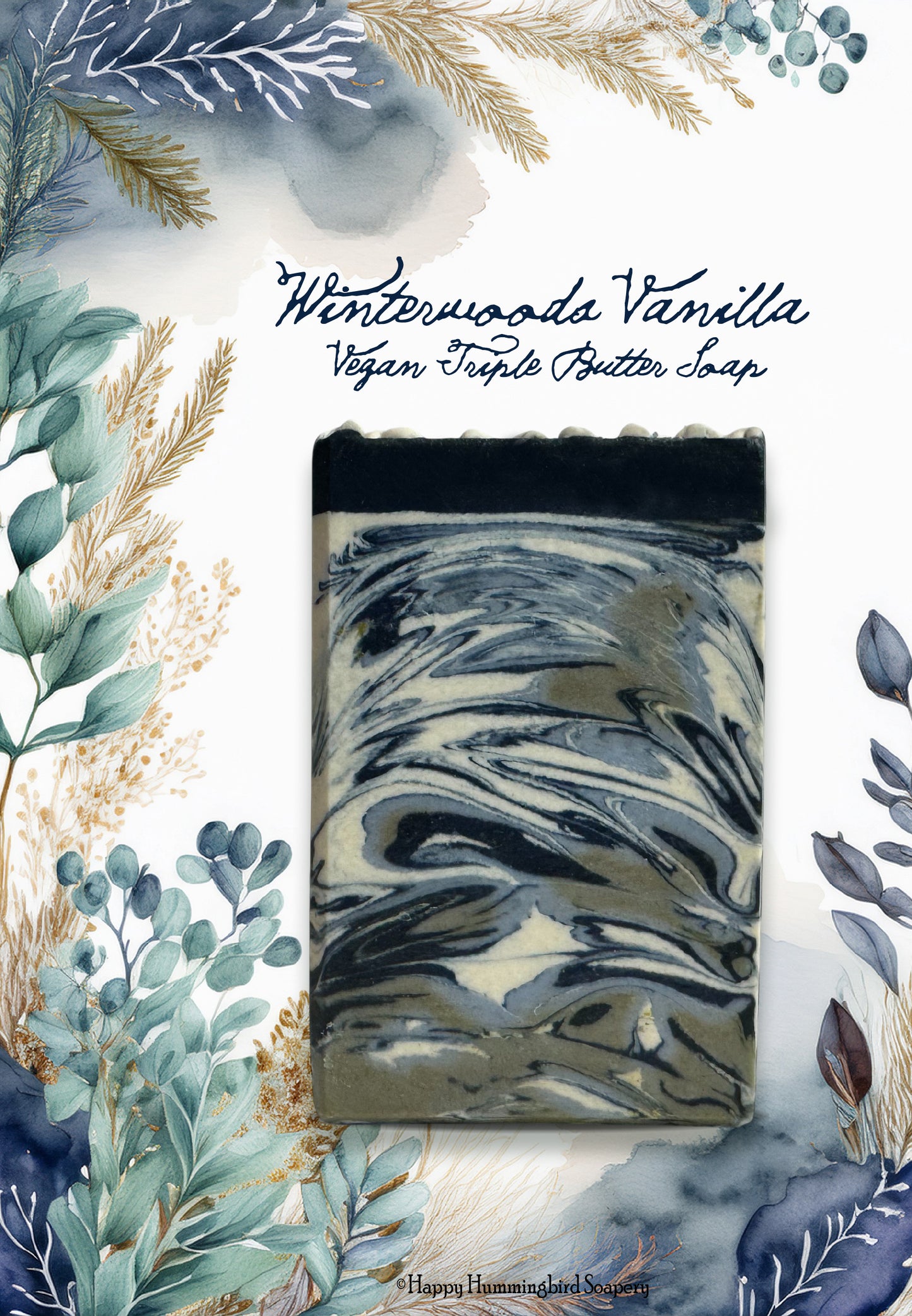 Winterwoods Vanilla | Vegan Triple Butter Oat Milk Soap